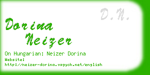 dorina neizer business card